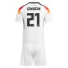 Maglia Germania Gundogan 21 Bambino Prima Divisa Euro 2024